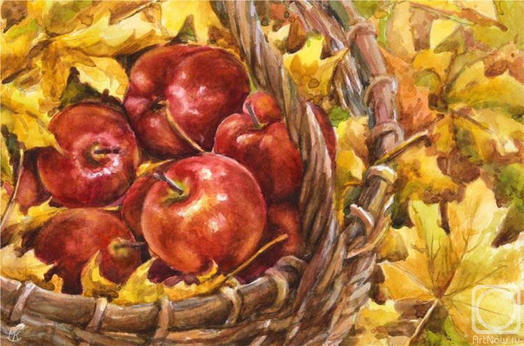 Kozlova Mariya. Red apples
