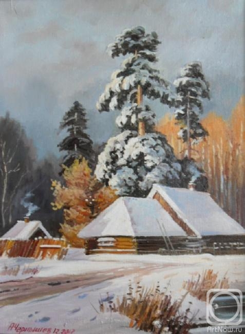 Chernyshev Andrei. Winter countryside landscape