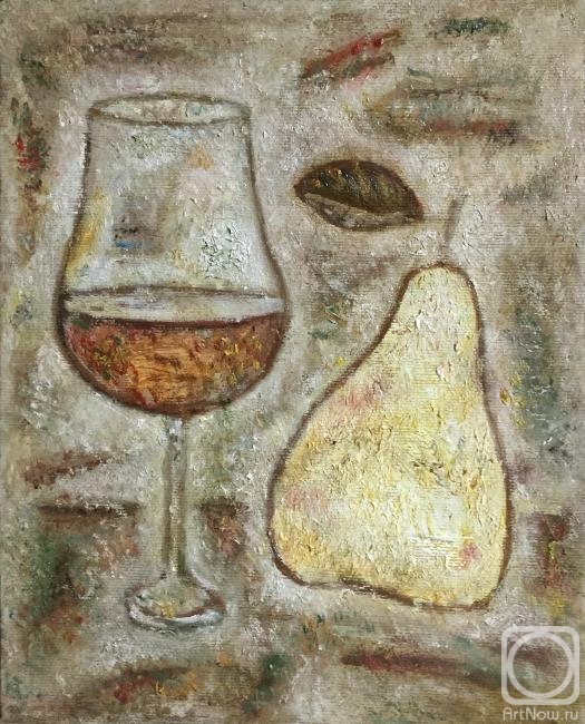 Bykov Sergey. A glass and a pear