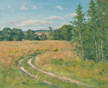 The road to river, summer. Alexandrovsky Alexander