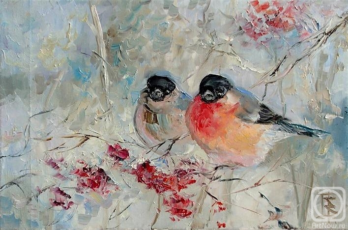 Ostraya Elena. Bullfinches