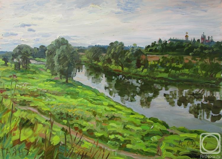 Dobrovolskaya Gayane. Moscow River near Zvenigorod