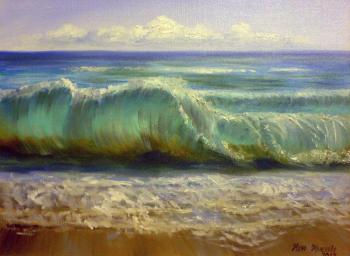 Turquoise waves (-). Krasnova Nina