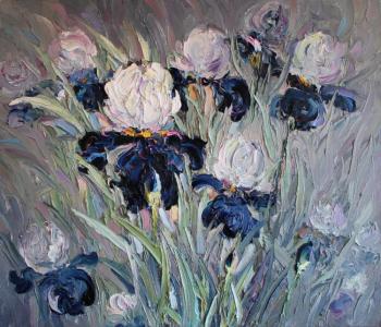 Light of cold irises. Grebenyuk Yury
