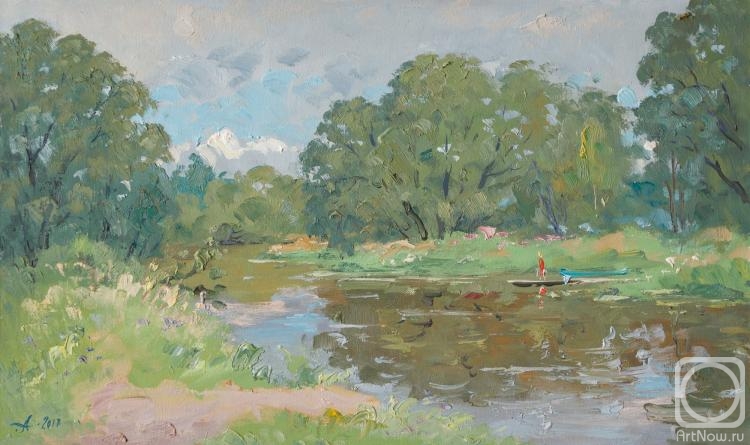 Alexandrovsky Alexander. Svistusha river, summer