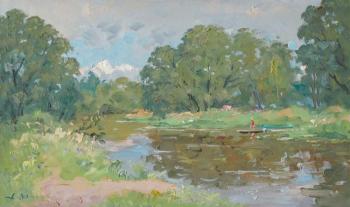 Svistusha river, summer. Alexandrovsky Alexander