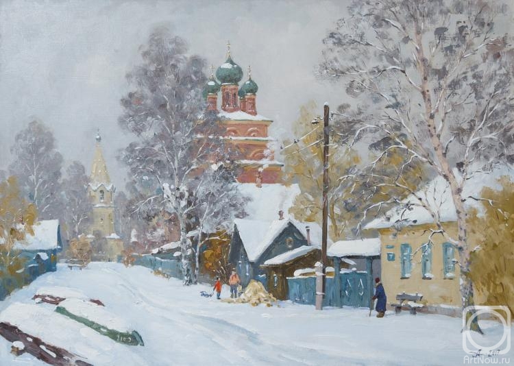 Alexandrovsky Alexander. Russian Winter. Torzhok town