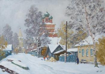 Russian Winter. Torzhok town