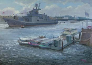 The Parade Of The War Ships (Military Ships). Seregin Sergey