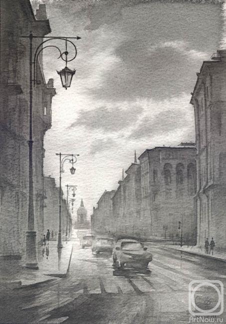 Eldeukov Oleg. Perspective of Pestel street