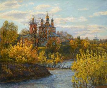 Panov Eduard Parfirevich. Autumn temple