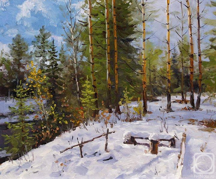 Volya Alexander. Winter Day, Sketch