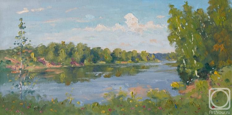 Alexandrovsky Alexander. Krutets River, summer