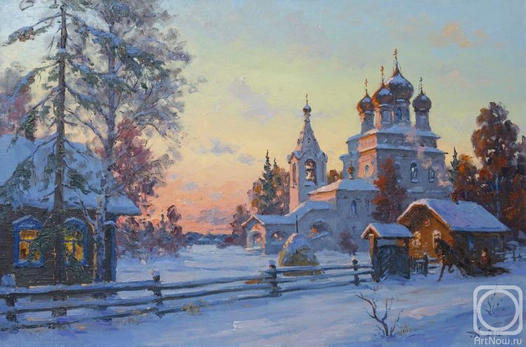 Alexandrovsky Alexander. Vologda street, winter