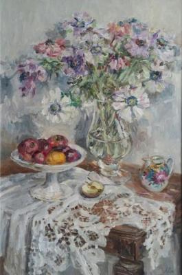 Still life with anemones. Klyan Elena