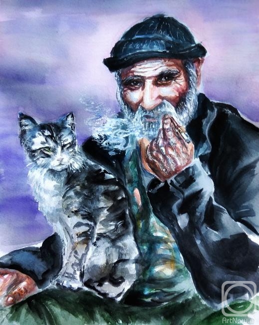 Nikolskaya Liudmila. Grandfather