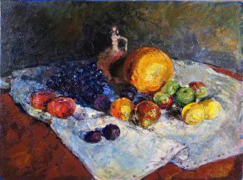 Fruits and wine. Petrova Elena