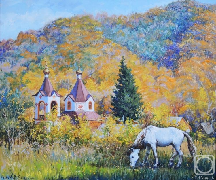 Simonova Olga. The temple for the sake of the Great martyr and Pobedonosts Georgi in the village. Forest