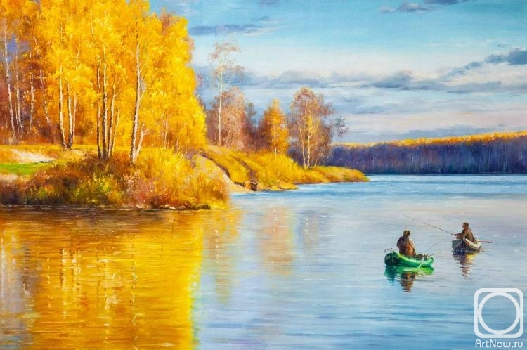 Romm Alexandr. Autumn fishing