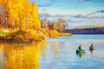 Autumn fishing. Romm Alexandr