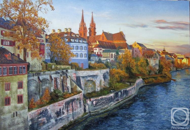 Orfenova Tatyana. Cityscape. Basel