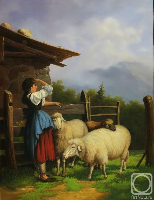 Grigoryev Andrei. Shepherdess