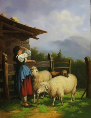 Shepherdess. Grigoryev Andrei