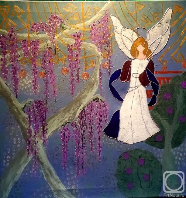 Potapova Elena. The walk of the stained-glass Angel