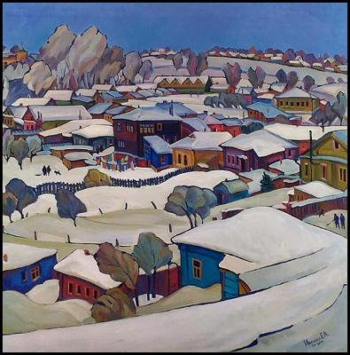 Russian winter. Suzdal