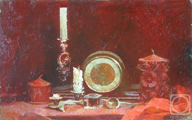 Pavlovets Aleksandr. Still life with candles