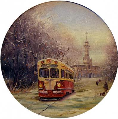 Moskva.Sokolniki (retro tram). Gerasimov Vladimir