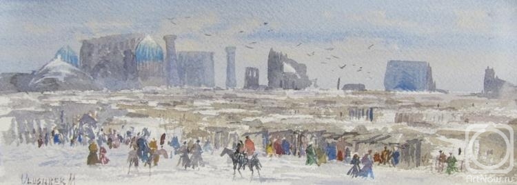 Mukhamedov Ulugbek. Winter Samarkand