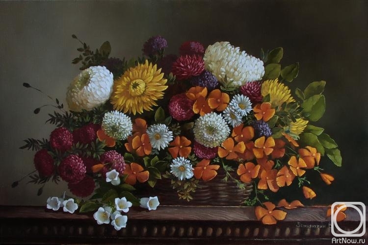Zerrt Vadim. Flowers in the basket