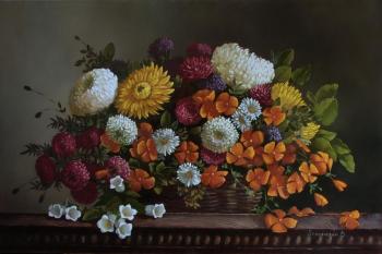 Flowers in the basket. Zerrt Vadim