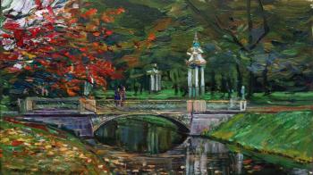 Chinese Bridge In The Alexander Park. Belevich Andrei