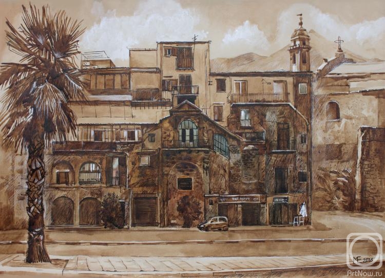 Mishuta Elena. Old house. Palermo