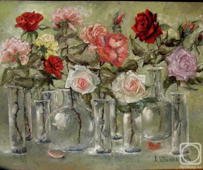 Shulika Lyudmila. Each rose in a test tube