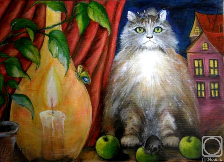 Shulika Lyudmila. Cat and mice