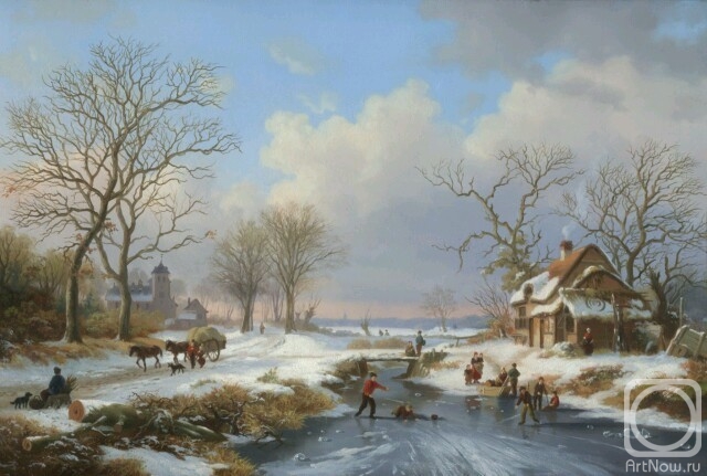 Kalina Oksana. Winter holidays in the village