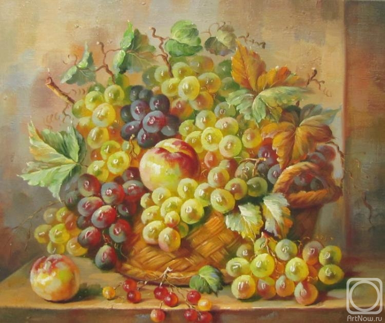 Osipov Maksim. Grapes and peaches