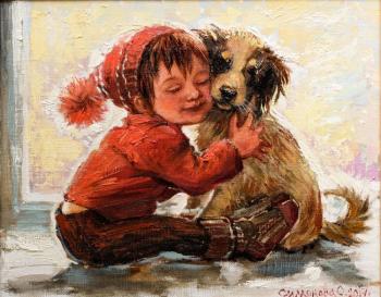 The best friend (A Picture For The Boy). Simonova Olga