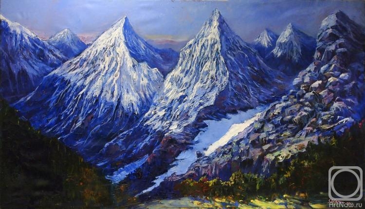 Salamov Bairam. Mountains