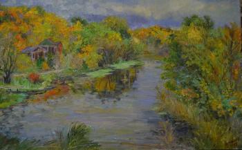 The river Tuskar with the Kirov bridge