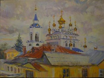 Okhtyrka temple in the spring (The City Of Kursk). Deryabin Evgeniy