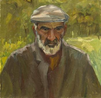Portrait of old man. Amasyan Pavel