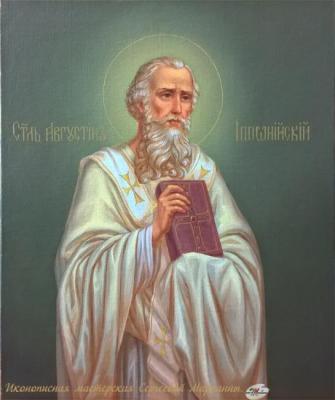 Sergeeva Marianna Viktorovna. Personal icon of St. Augustine