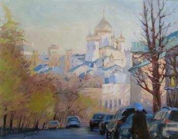 Vedeshina Zinaida Andreevna. View of Moscow from the side of Strastny Boulevard