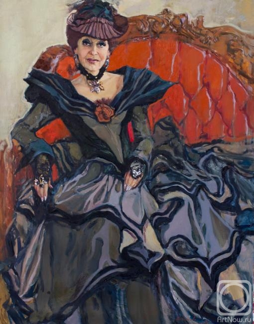Grigorieva-Klimova Olga. Portrait of Honored Artist of Ukraine Lyudmila Shestakova