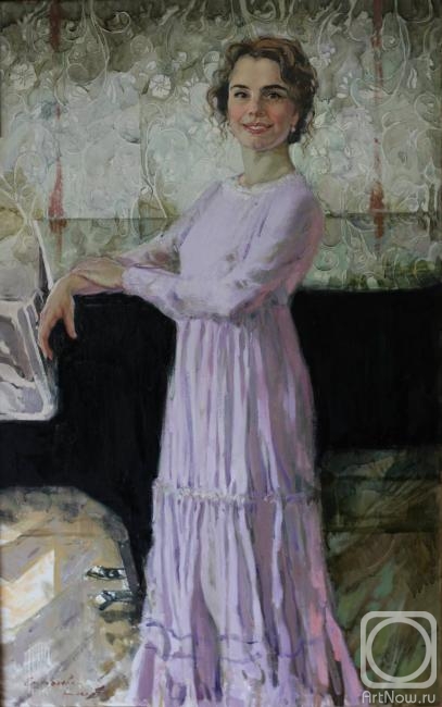 Grigorieva-Klimova Olga. Portrait of artist Valentina Ogdanskaya