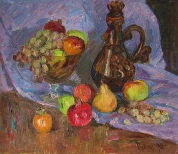 Still life with fruit. Rudin Petr